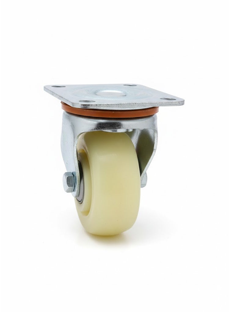 3" High Quality Material Handling Equipment Heavy Duty Nylon Caster Wheels pack of 4 Pcs - Image 3